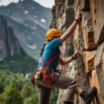 rock climbing
