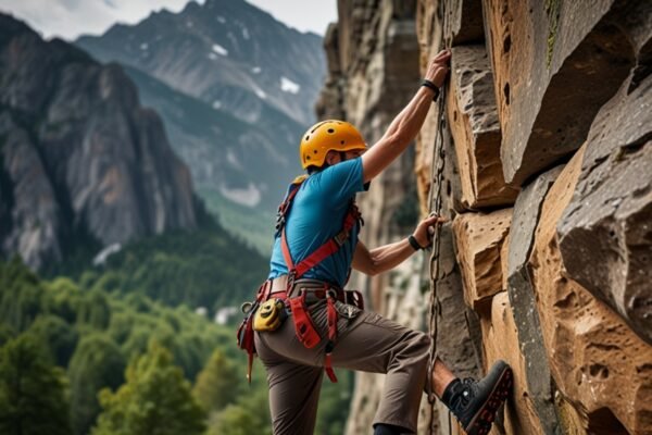 rock climbing