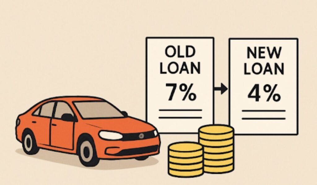 Financial Effects of Refinancing an Auto Loan